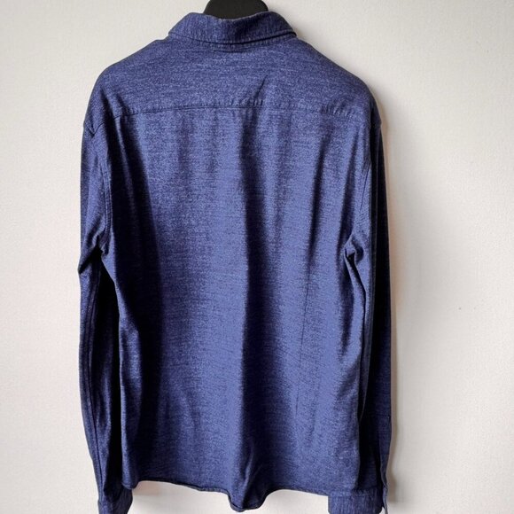 Hugo Boss Slim Fit Stretch Cotton Button-Up Shirt Blue - Picture 2 of 8